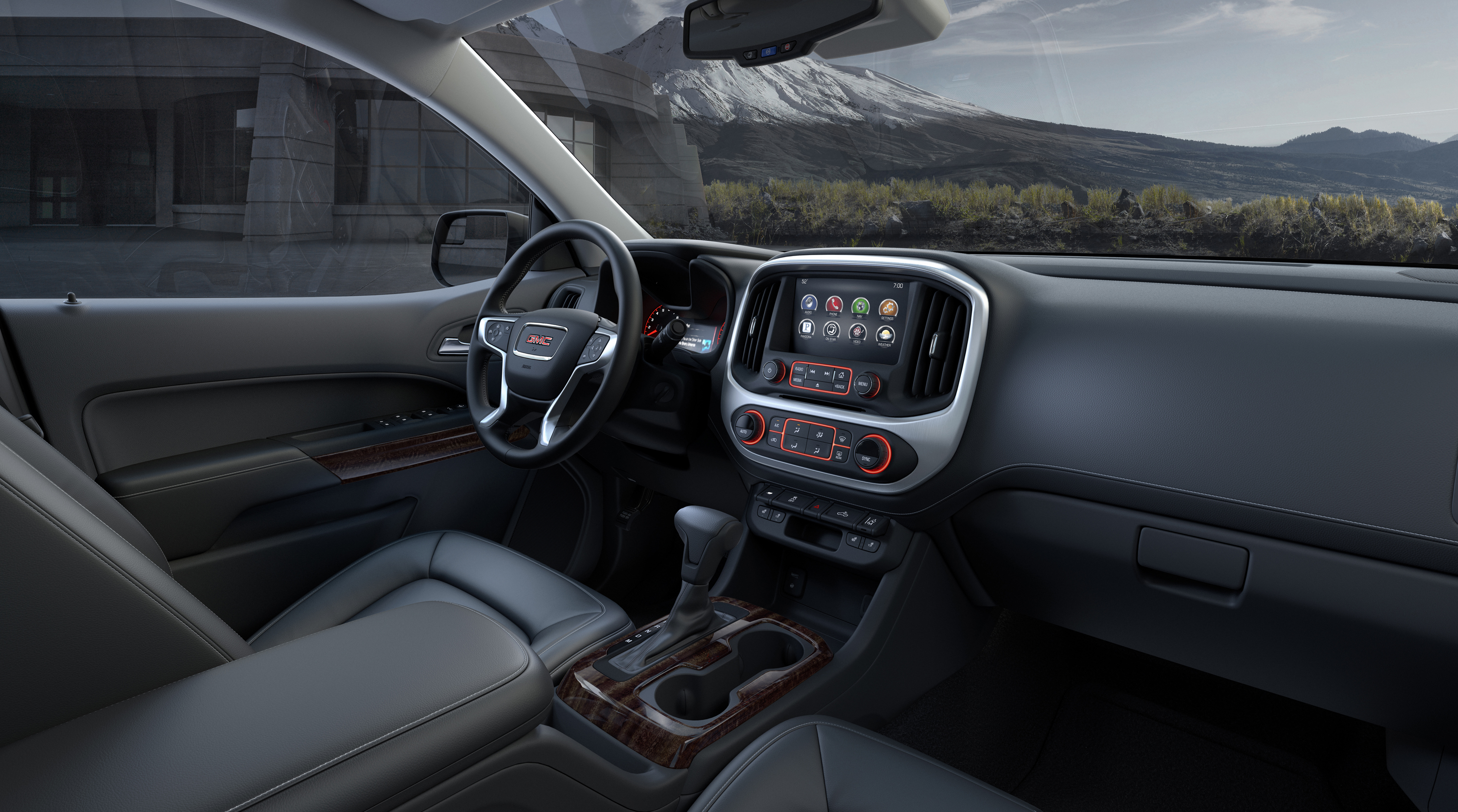 2015 GMC Canyon Interior Profile from Rear Seat - Motor Review