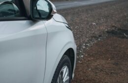 Car on road