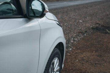 Car on road